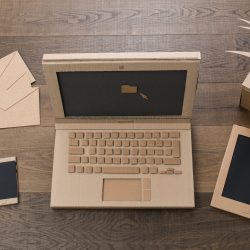 Creative eco friendly cardboard office