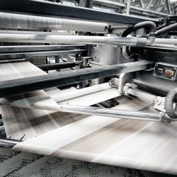 speed of Offset print press at work speed of Offset print press at work